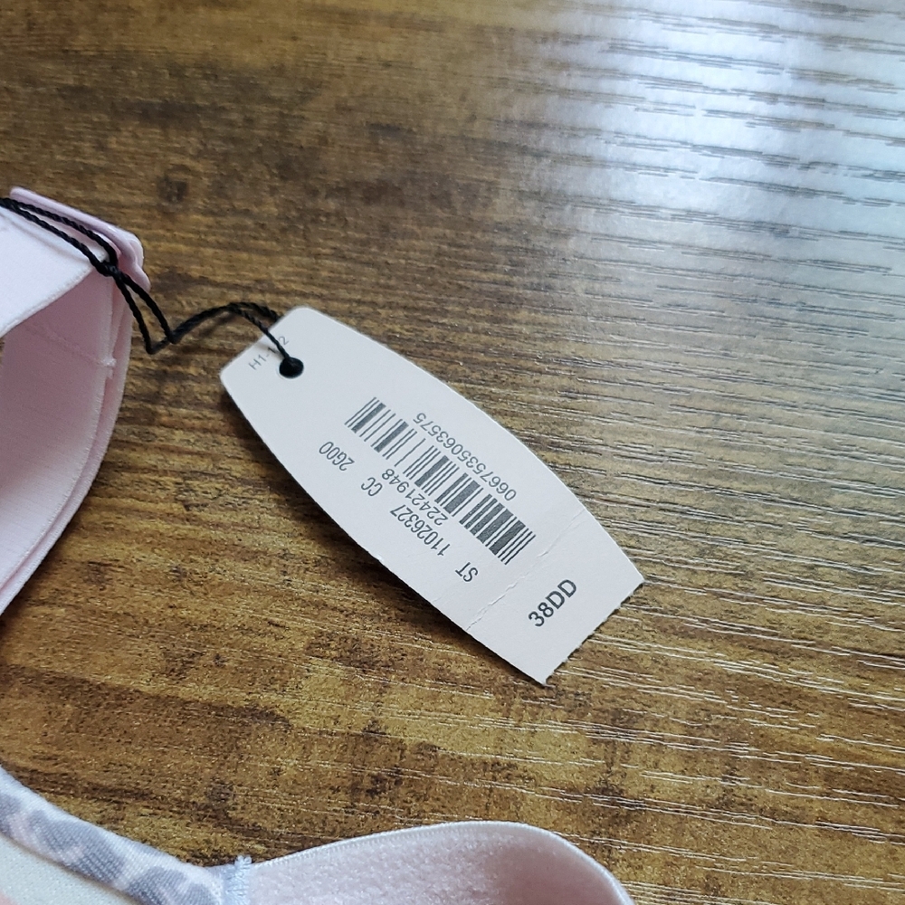 Victoria's Secret Leopard Print Bra - Light Pink and Gray New - Picture 6 of 8